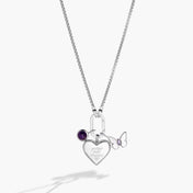 Heart Trio Interchangeable Charm Necklace