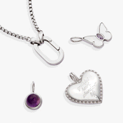 Heart Trio Interchangeable Charm Necklace