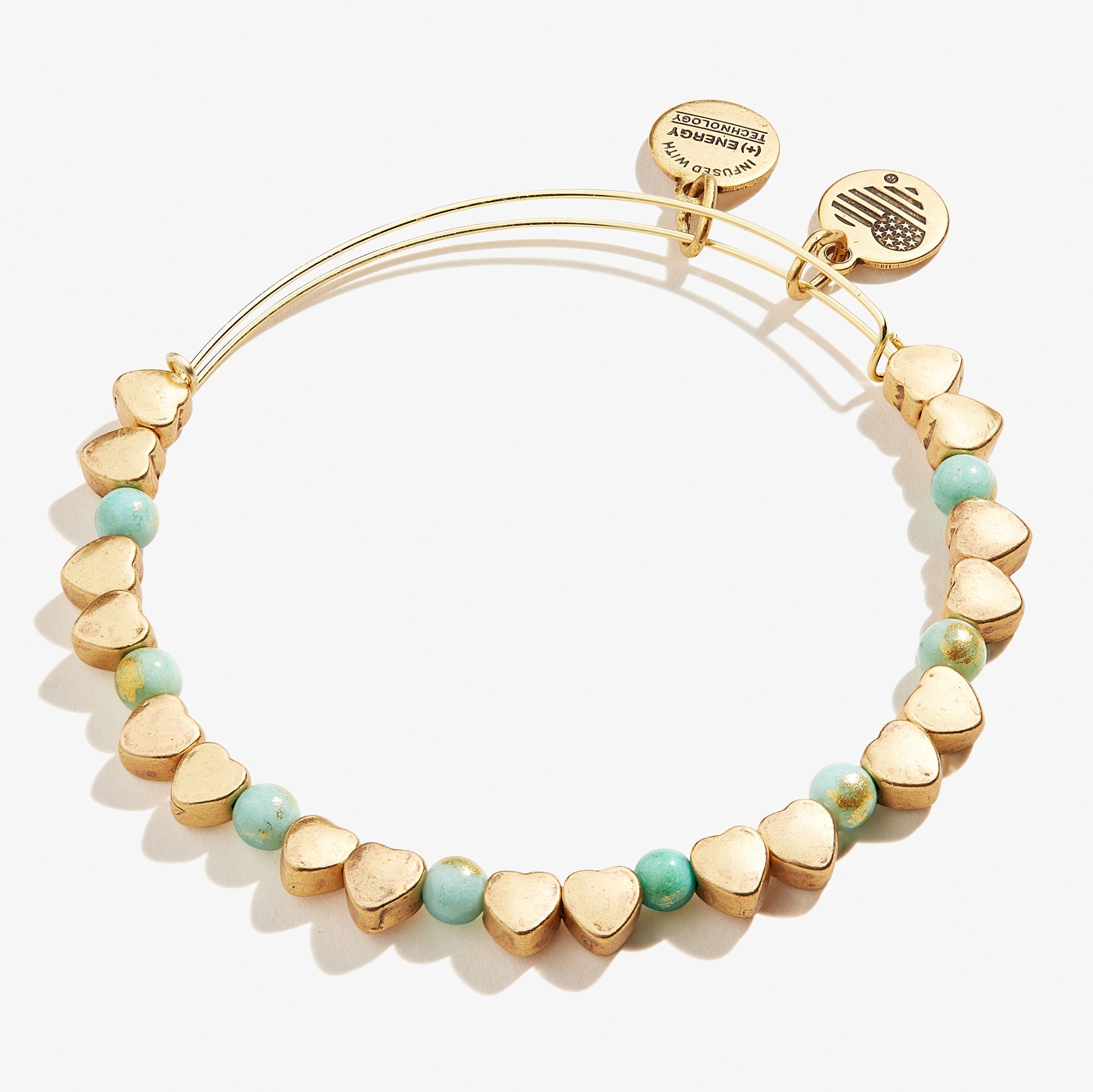 Antique-Americana-Heart-Beaded-Bangle-Mint-Green-Gold-Front-A21EBHRTRG.jpg