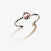 Light Amethyst Birthstone Ring, June