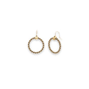 Crimped Hoop Earrings