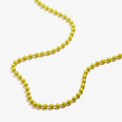 Yellow Ball Chain Necklace