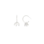 Elephant Hoop Earring