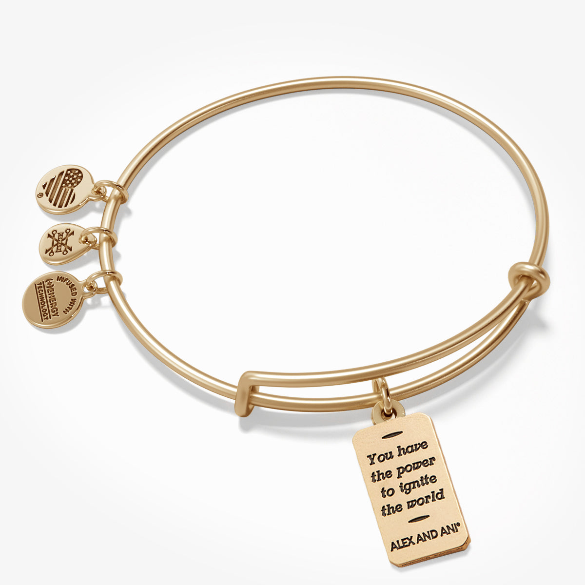 Energy Sun Oracle Charm Bangle Bracelet