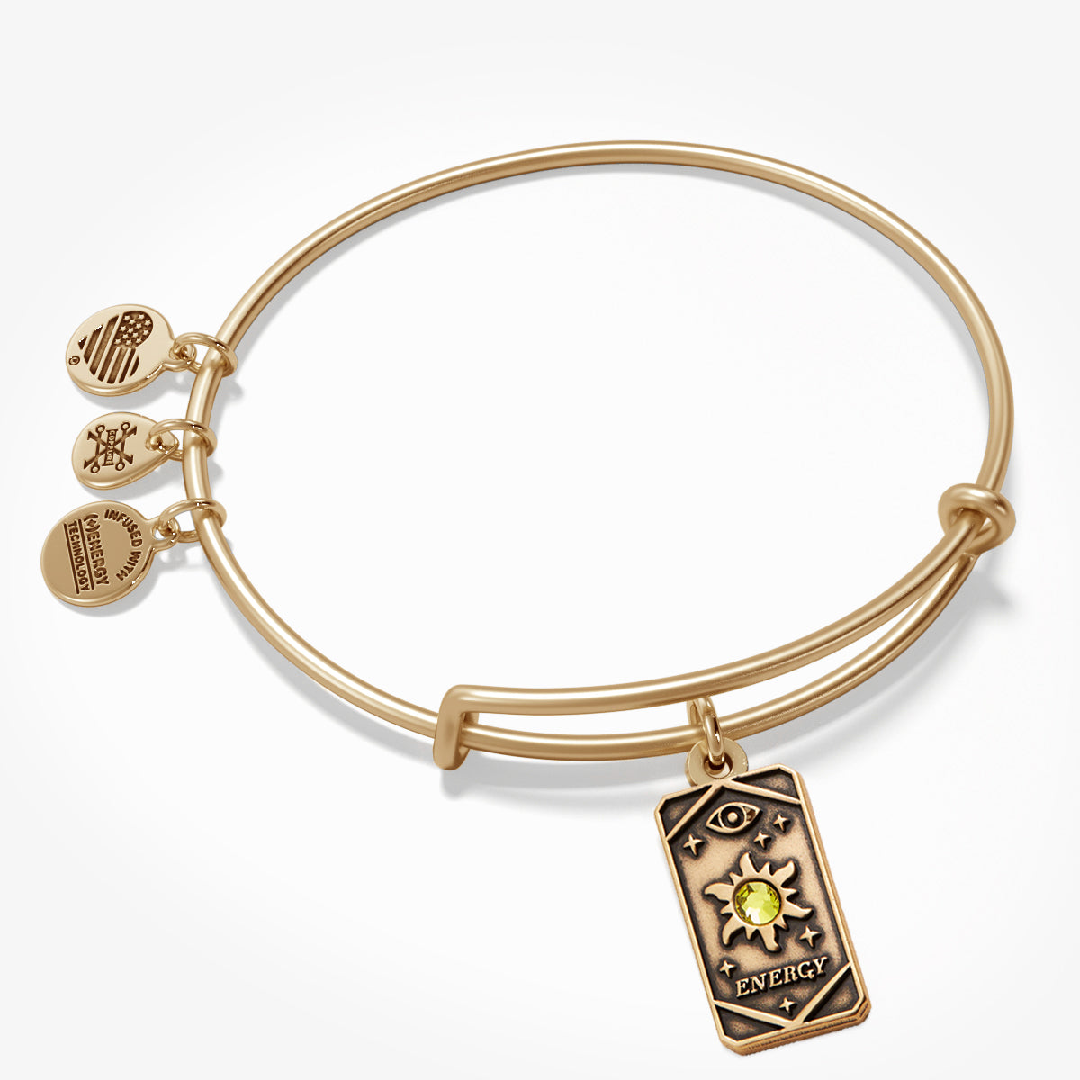 Energy Sun Oracle Charm Bangle Bracelet