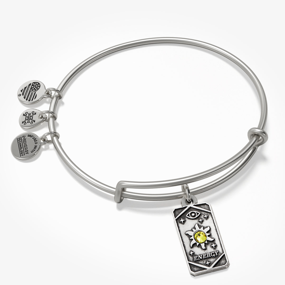 Energy Sun Oracle Charm Bangle Bracelet