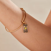 Energy Sun Oracle Charm Bangle Bracelet