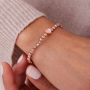 Heart Stretch Bracelet, Pink