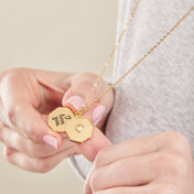 'I Love You' Slider Charm Necklace, Adjustable