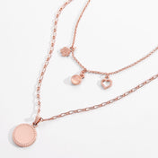 Joy + Love Multi-Charm Layered Necklace