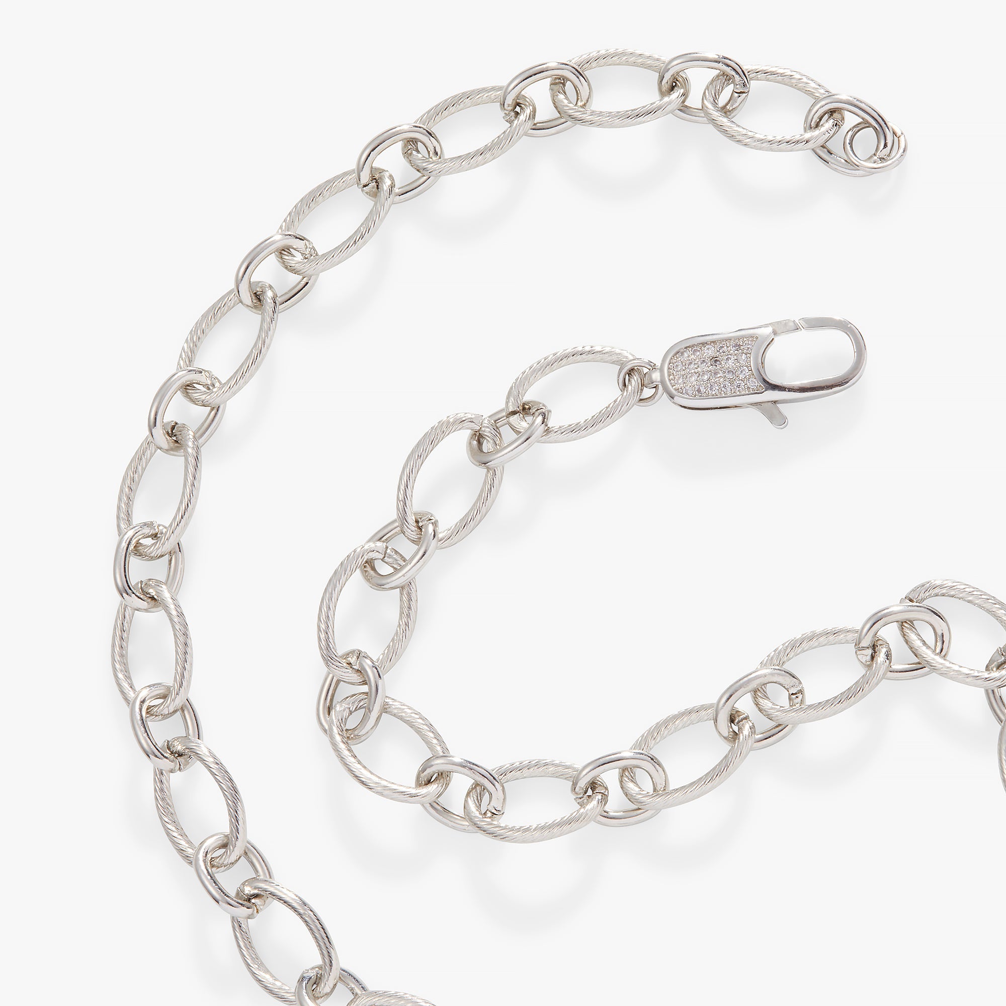Large Link Carabiner Clasp Necklace