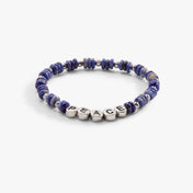 'Peace' Sodalite Stretch Bracelet